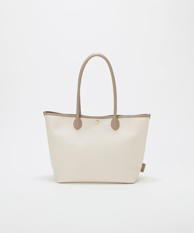 TOPKAPI 【Breath TOPKAPI】RIPPLE リプル レザーハンドル A4 トートバッグ アイボリー