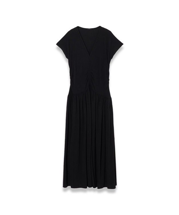 JOSEPH 【洗える】クレープジャージー　ドレス Black