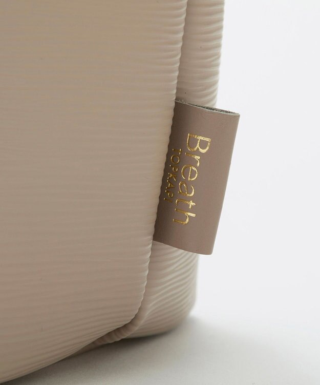 TOPKAPI 【Breath TOPKAPI】RIPPLE リプル レザーハンドル A4 トートバッグ グレージュ