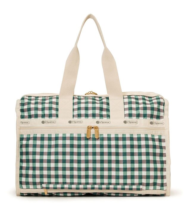 LeSportsac DELUXE MED WEEKENDER/フォレストギンガム フォレストギンガム