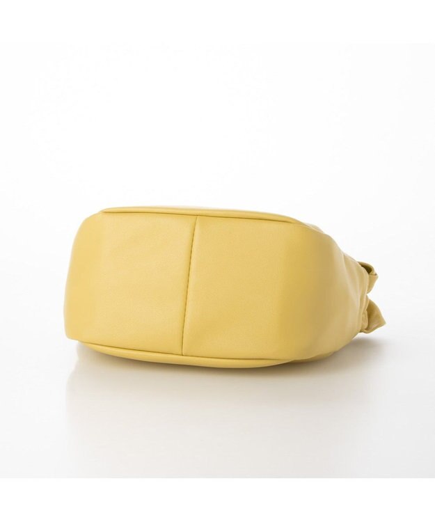 UNBILLION kakatoo フリルハンドルフラップショルダーバッグ イエロー