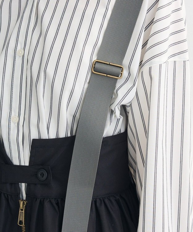 Green Parks ・ＤＯＵＢＬＥ　ＦＬＡＧＳ　サスペンダーミリタリースカ Black