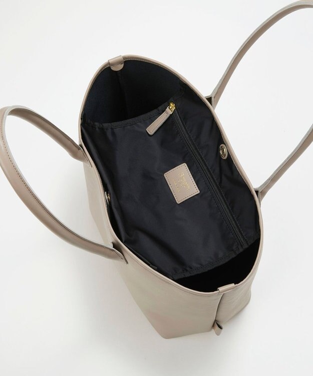 TOPKAPI 【Breath TOPKAPI】RIPPLE リプル レザーハンドル A4 トートバッグ グレージュ