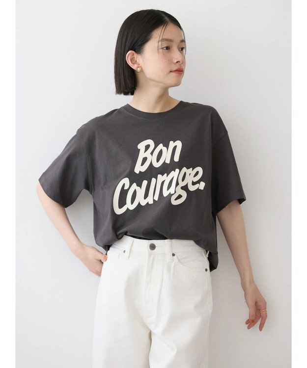 AMERICAN HOLIC Ｏｎｅ　ｗｏｒｄ　ロゴカットプルオーバー Charcoal Gray