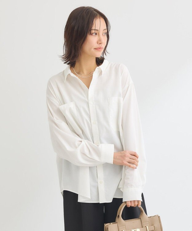 Green Parks アソートレギュラーカラーシャツ Off White