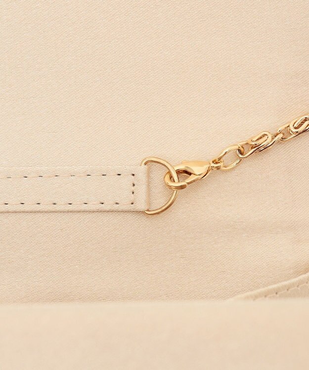 ANY SIS 【2WAY】ギャザープリーツパーティ バッグ シャンパン