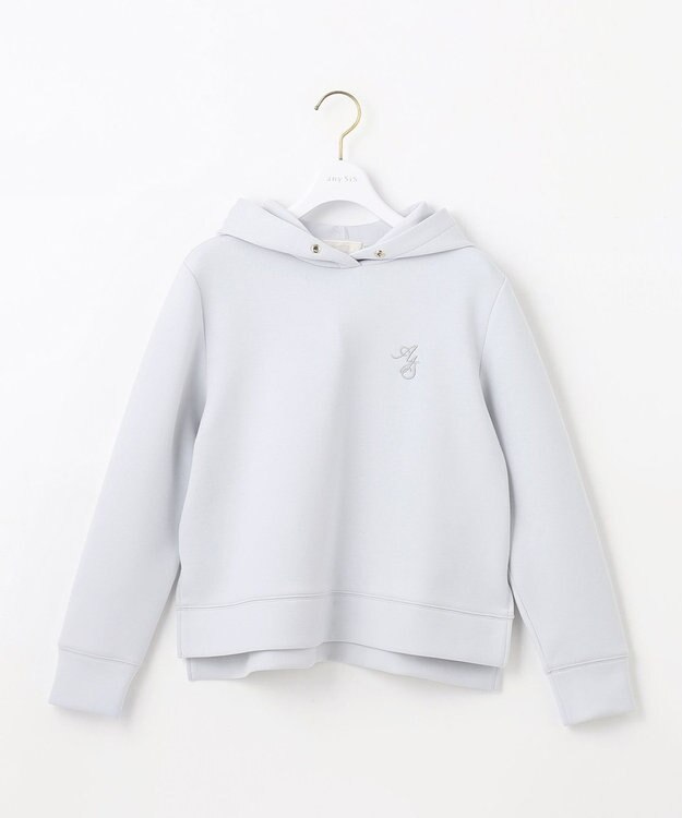 ANY SIS 【洗える】ダンボールプル パーカー ライトブルー