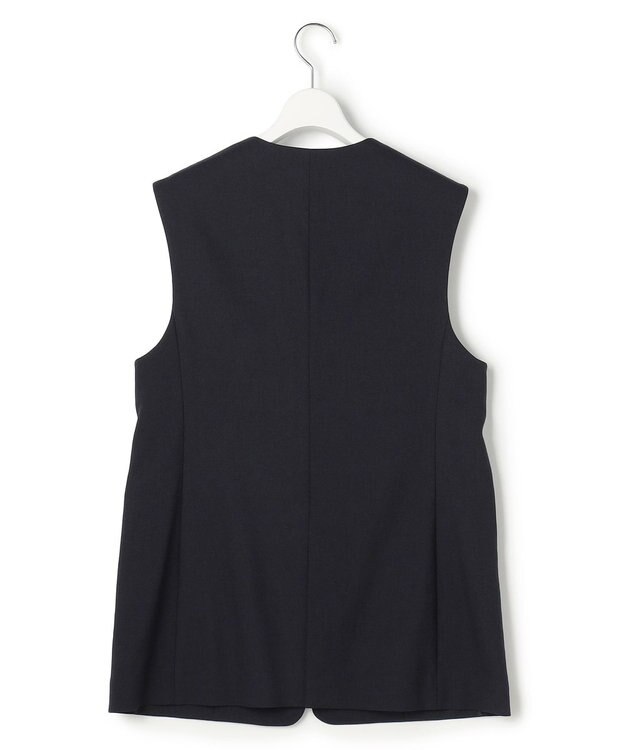 23区 【先行予約】アイアスマットストレッチ ノーカラージレ ネイビー系