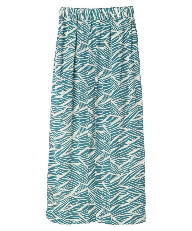 Green Parks ＫＢＦ　アフリカ柄スカート Blue Green