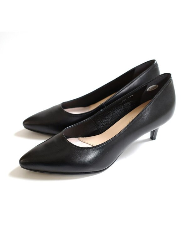 Pointer 日本製 プレーンパンプス ブラック