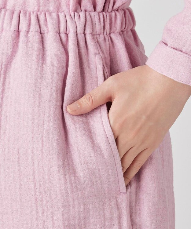 UCHINO マシュマロガーゼシンプルパジャマ ユニセックス ピンク
