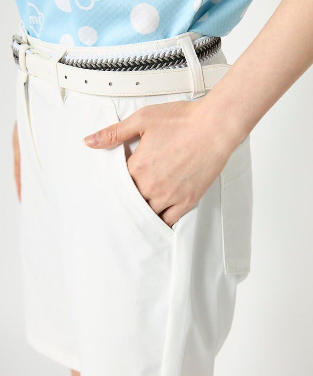 FILA GOLF／marie claire 【marie claire SPORT】 ストレッチショートパンツ ホワイト