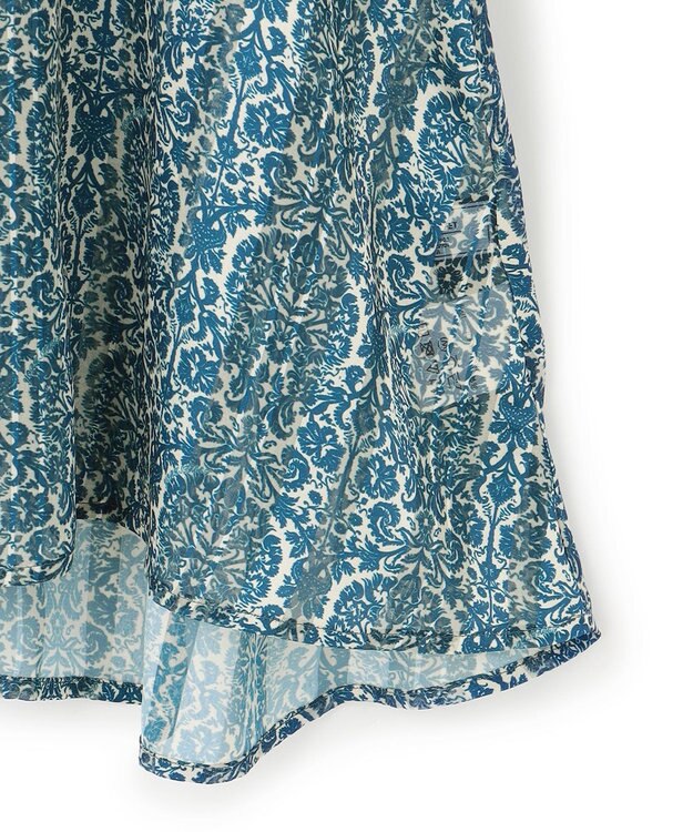 J.PRESS YORK STREET 【WOMEN】オリジナルタイルプリント ブラウス ネイビー系5