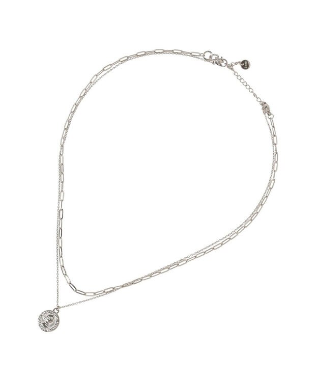 earth music&ecology 【ステンレス】2SETコインネックレス Silver