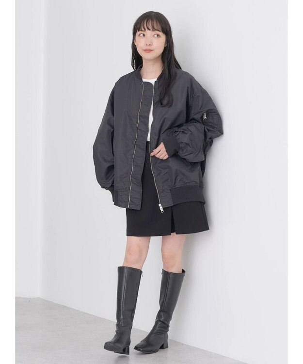 earth music&ecology ＢＩＧ　ＭＡー１ Black