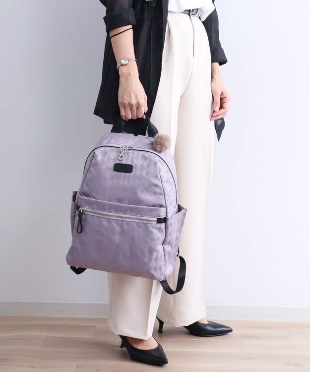 ACE BAGS & LUGGAGE Kanana project カナナモノグラム3rd リュックサック A4サイズ 11916 カナナプロジェクト ラベンダー