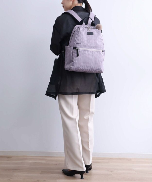 ACE BAGS & LUGGAGE Kanana project カナナモノグラム3rd リュックサック A4サイズ 11916 カナナプロジェクト ラベンダー