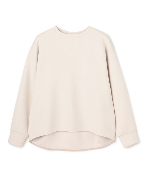 UNFILO L BEAUTY FORM JERSEY バックフォルム プルオーバー グレージュ