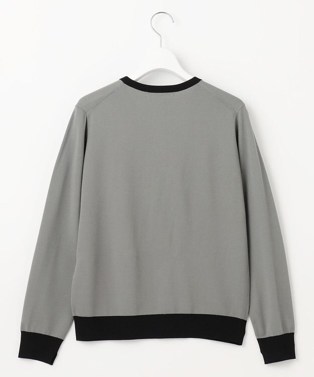 23区 【VERY5月号掲載/洗える】レーヨンポリエステルストレッチ カーディガン カーキxブラック