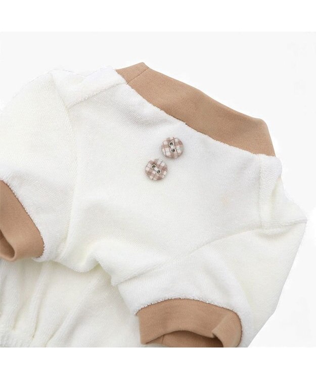 PET PARADISE ペットパラダイスくまちゃん サーモキープ Ｔシャツ 超小型犬 小型犬 ホワイト×ブラウン