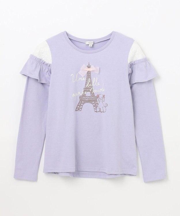 ANY KIDS フレンチモチーフ 長袖 Tシャツ サックスブルー