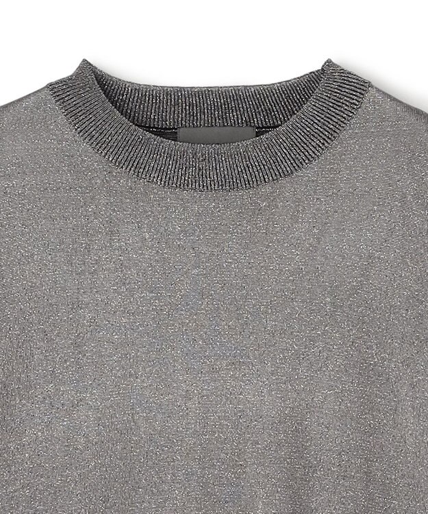 uncrave ラメニット プルオーバー シルバーグレー