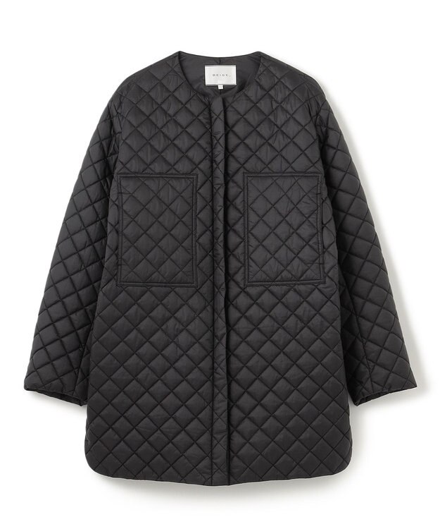 BEIGE， 【WEB限定・洗える】COINTET / 中綿キルティングコート Black