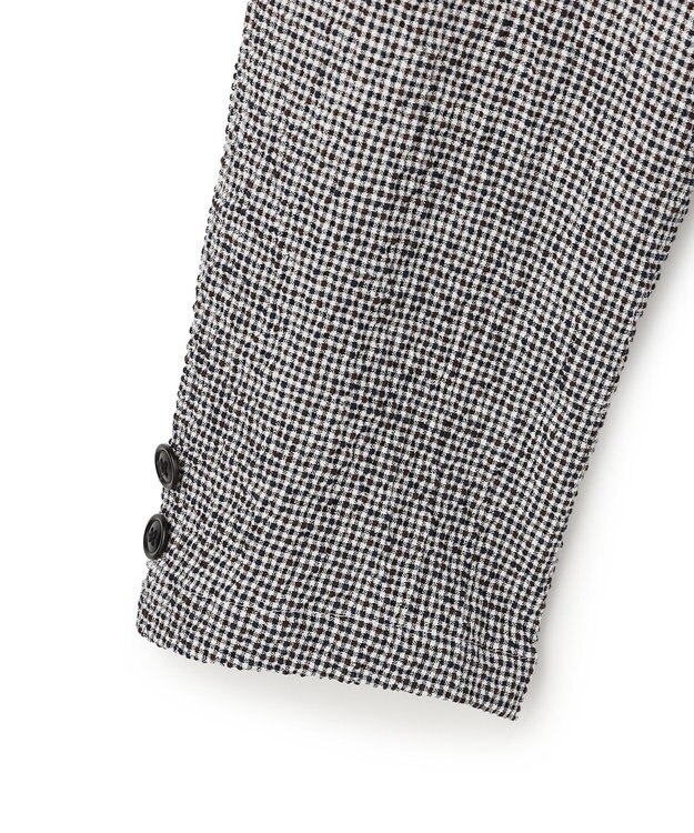 J.PRESS MEN 【SHACKET】ストレッチリネンサッカー ジャケット ブラウン系3