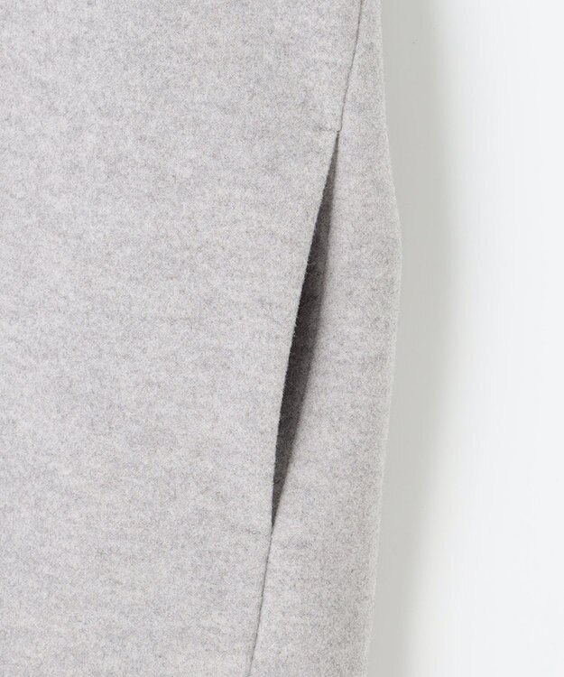 J.PRESS LADIES ニードルパンチ カーディガン ライトグレー系