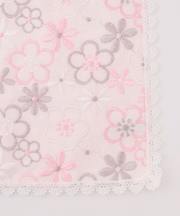 TOCCA FIVE PETALS GAUZECHIEF ハンカチ ピンク系