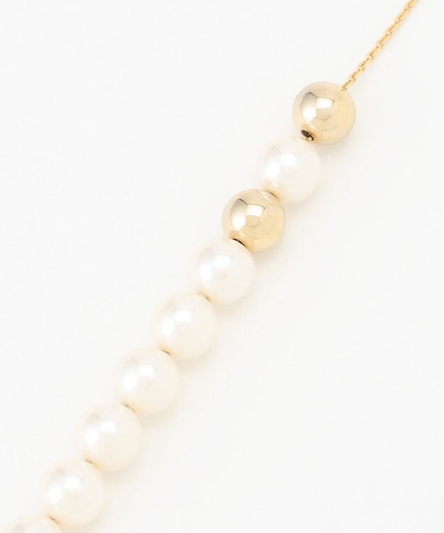 自由区 【カタログ掲載】アレンジパール ネックレス マットゴールド
