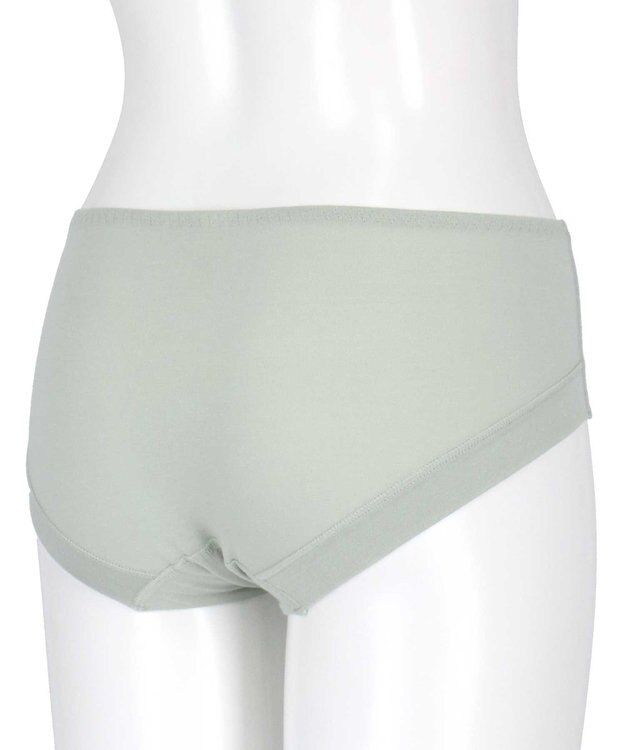 une nana cool リニューアル【綿混】ビタードットコットン ショーツ セージグリーン