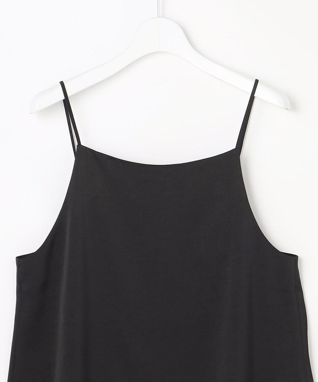 23区 L 【先行予約】サテンレースキャミソール ブラック系