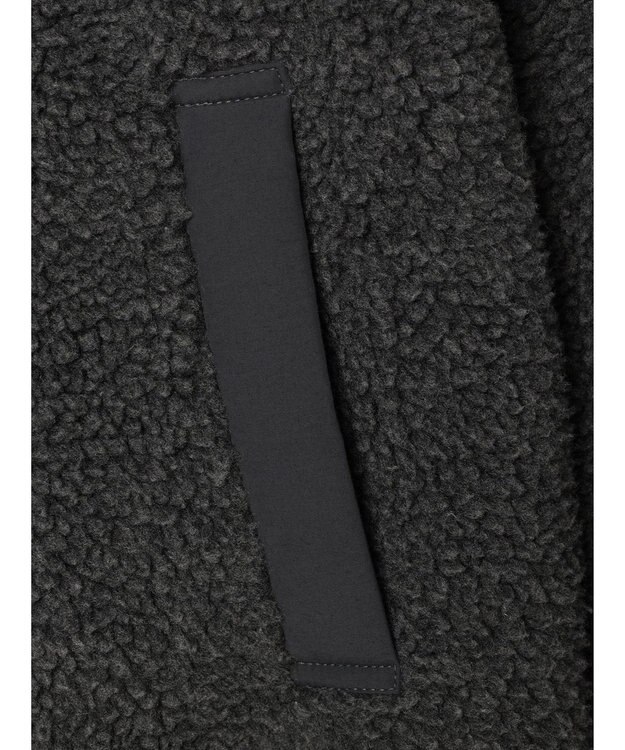 Green Parks ロングボアコート Charcoal Gray