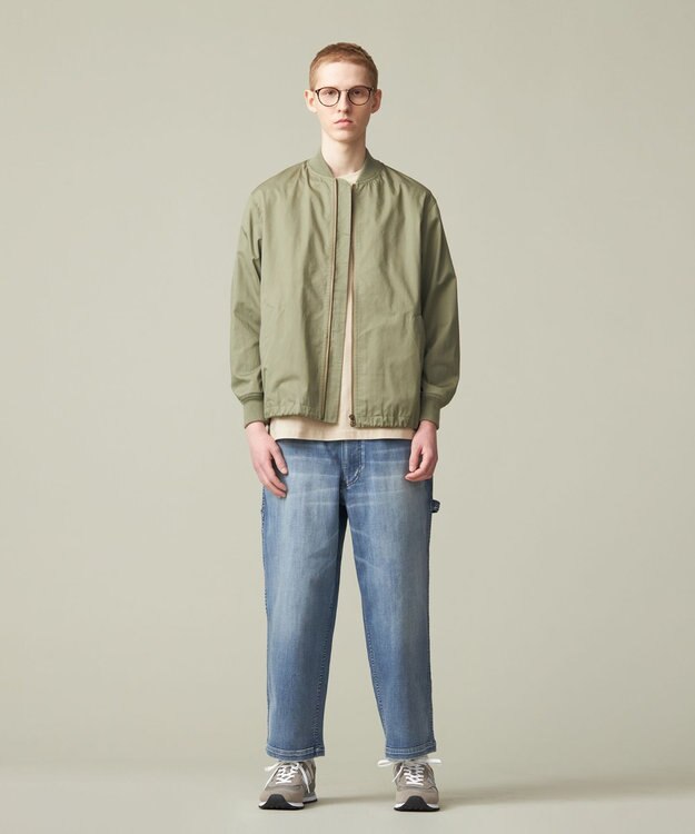 J.PRESS YORK STREET 【UNISEX】MA-1ブルゾン カーキ系