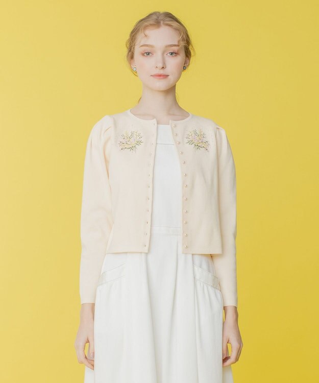 TOCCA 【洗える！】MINOSA KNIT カーディガン アイボリー系