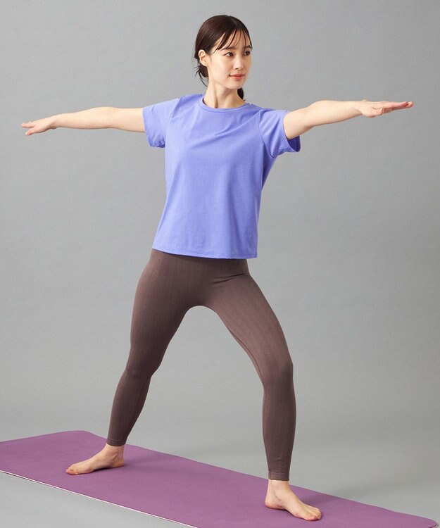 Chacott Chacott BALANCE EasyCare+ Tシャツ ヒヤシンス