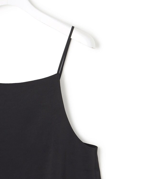 23区 L 【先行予約】サテンレースキャミソール ブラック系