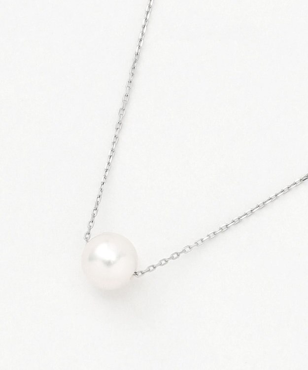 TOCCA 【WEB限定】PRECIOUS PEARL NECKLACE プラチナ アコヤパール ネックレス プラチナ系