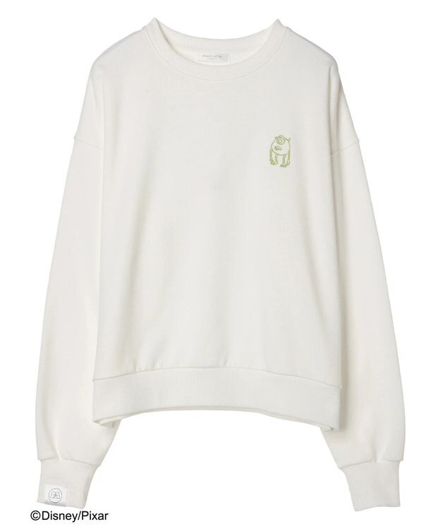 Green Parks モンスターズ・インク／ワンポイント裏毛スウェット Lime Green