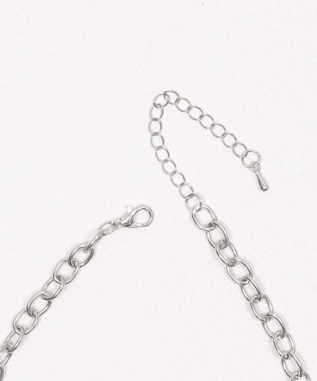 WEGO Lラインストーンダブルモチーフネックレス 柄3