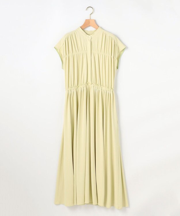 組曲 【先行予約】スウェットファンクションジャージー ワンピース ライムグリーン系