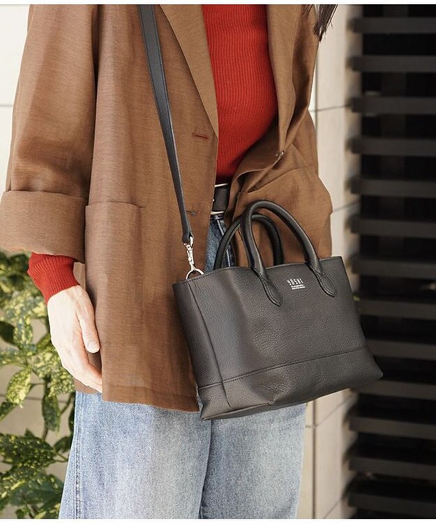 YUSHI EPICE-2WAY HANDBAG ハンドバッグ ショルダーバッグ 2WAY ブラック