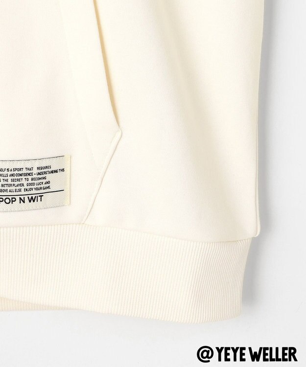 PW CIRCULUS 【UNISEX】【コラボアイテム】Yeyeコラボ フーディ ゴルフ アイボリー系