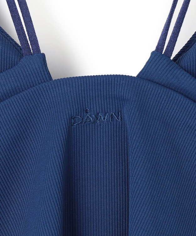 uncrave 【DAWN×uncrave】 CUP IN BRA TOP DOUBLE ブルー