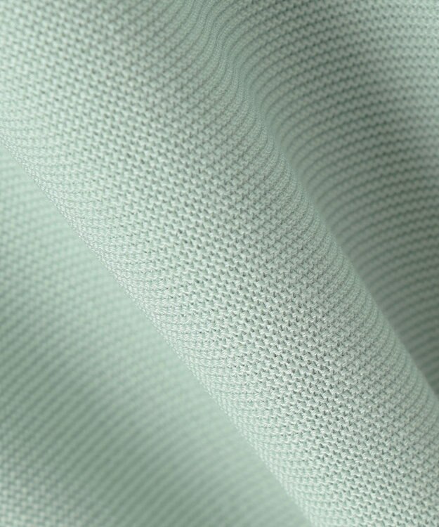 J.PRESS LADIES 【洗える・抗菌防臭】ドルマンガーター ニット ライトグリーン系