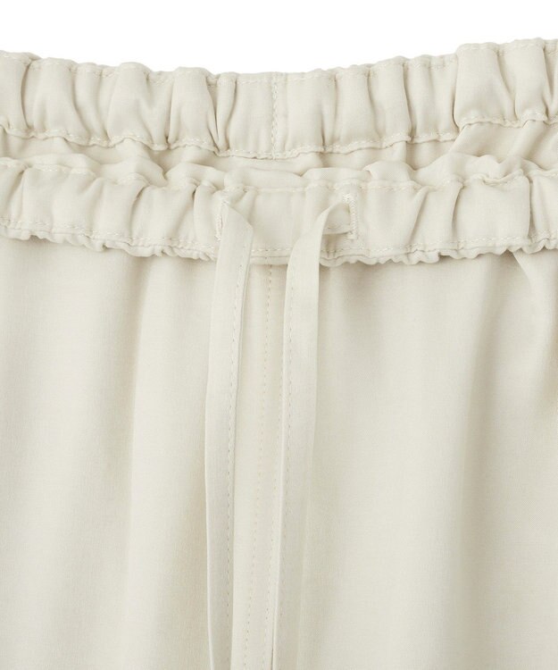 AMERICAN HOLIC 【イージーケア】サテンマーメードスカート Ivory