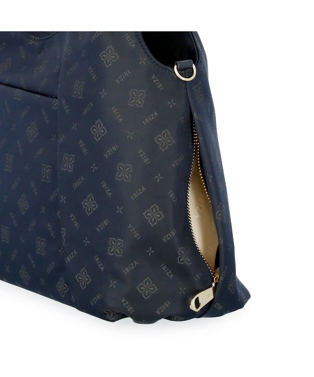 IBIZA ロゴナイロン　2WAYバッグ ピンクベージュ