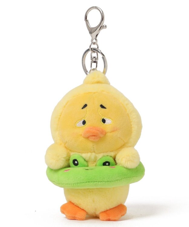 WEGO まゆげひよこぬいぐるみキーホルダー 柄1