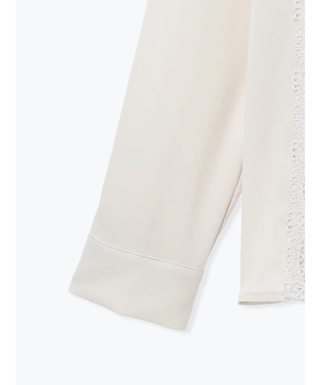 Te chichi 【WEB限定カラーあり】フロントレースブラウス オフホワイト